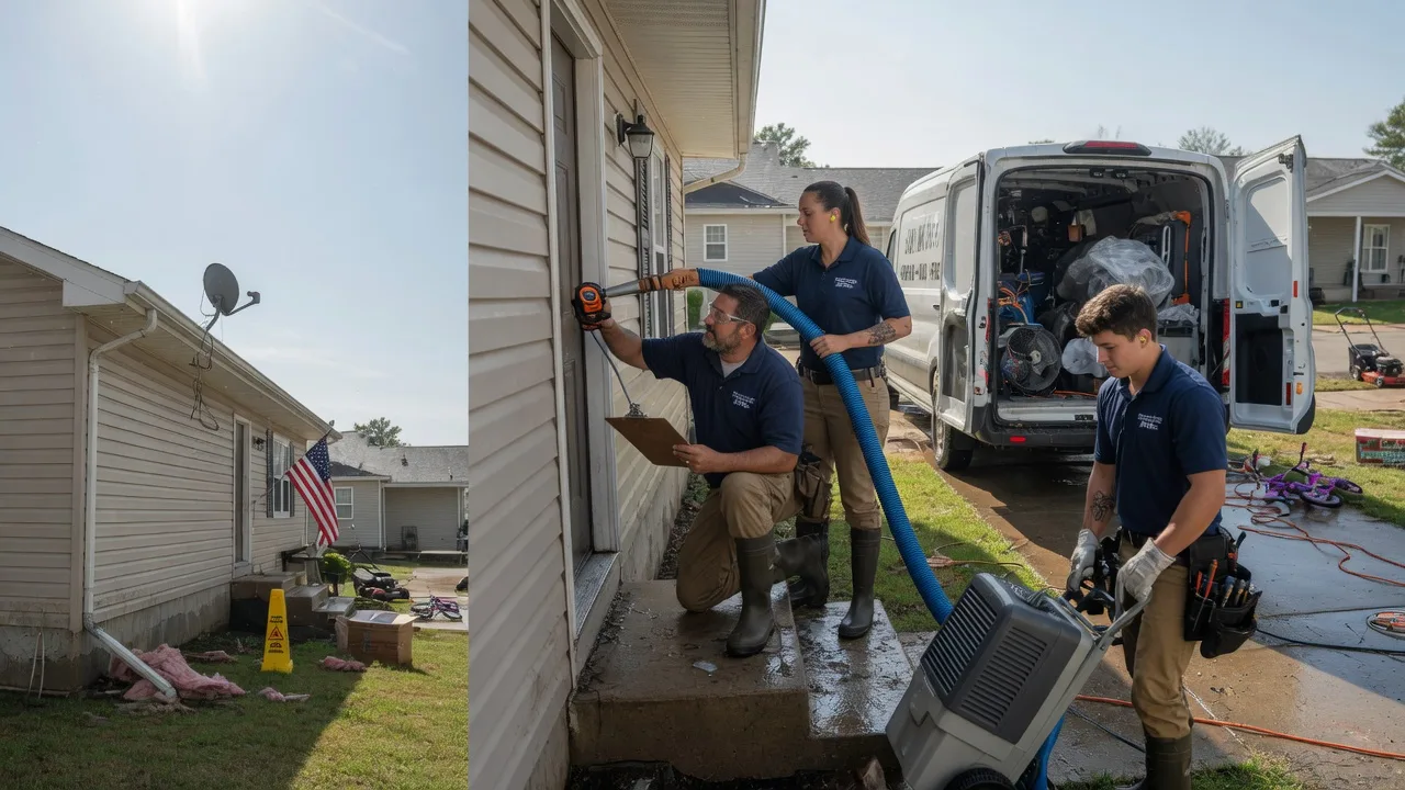 Ceiling Water Damage Restoration in Gretna, VA near me